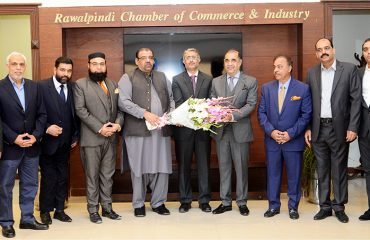 PR – FPCCI President Ghazanfar Bilour Visits RCCI